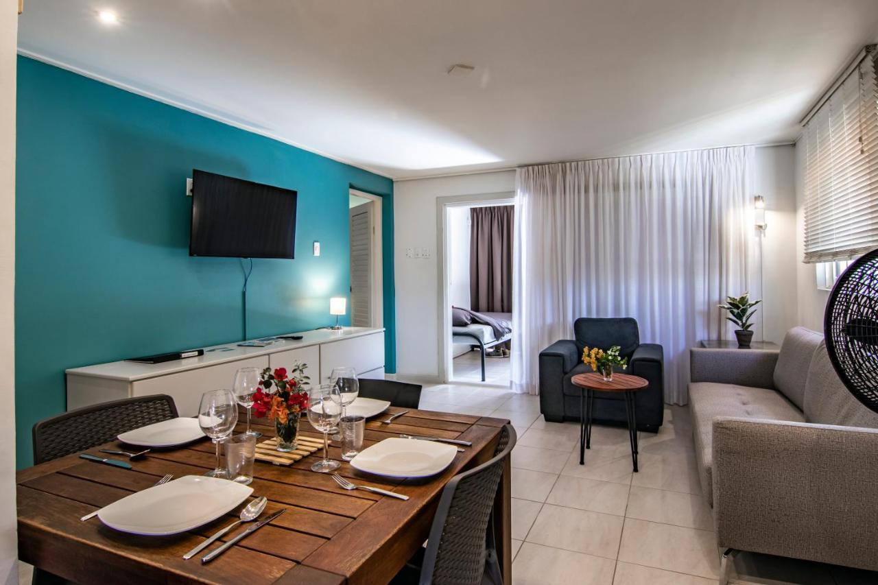 Modern Appartement Op Resort Seru-Coral 4 Pers 2 Slpk Met Een Groot Zwembad Willemstad Exterior foto
